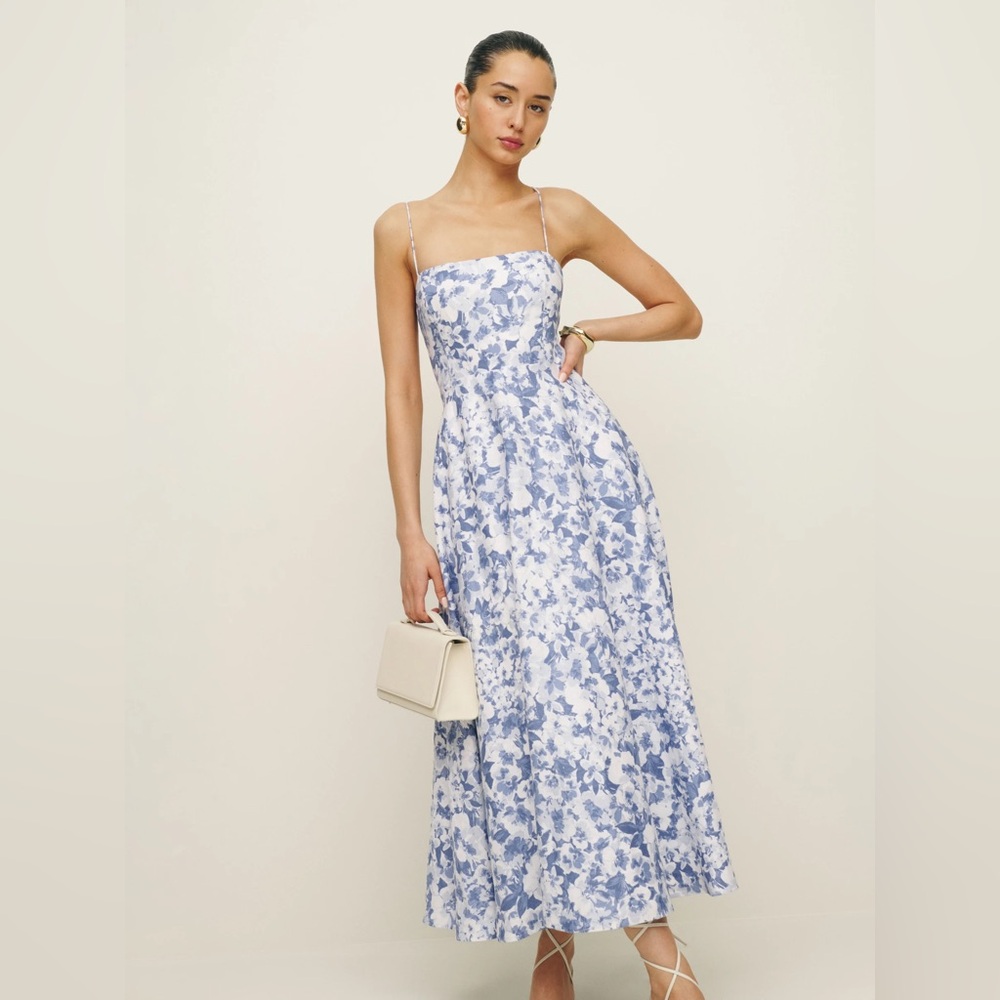 Reformation Monette Linen Dress